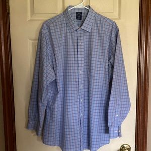 Brooks Brothers mens cotton dress shirt, size 17-1/2-34/35
